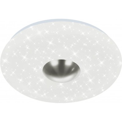 室内顶灯 18W 圆形的 形状 Ø 38 cm. LED。背光效果 客厅, 卧室 和 大堂设施. 现代的 风格. 金属. 白色的 颜色