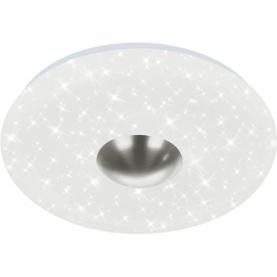 102,95 € Envio grátis | Luz de teto interna 18W Ø 38 cm. LED. efeito retroiluminado Metais. Cor branco