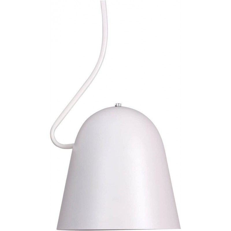109,95 € Free Shipping | Hanging lamp Conical Shape Ø 27 cm. Living room, dining room and bedroom. Polycarbonate. White Color