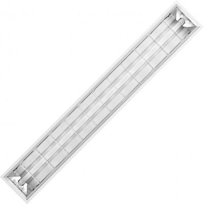 LED灯管 18W 拉长的 形状 122×19 cm. LED 客厅, 卧室 和 大堂设施. 金属. 白色的 颜色