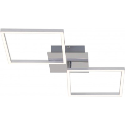 94,95 € Spedizione Gratuita | Lampada da soffitto 76×37 cm. LED dimmerabile e orientabile. funzione di memoria Pmma e metallo. Colore cromato