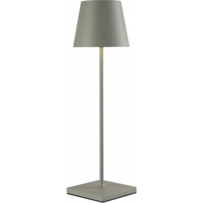 127,95 € Free Shipping | Table lamp 2W 38×10 cm. LED. Wireless connection. Tactile Stainless steel and aluminum. Green Color