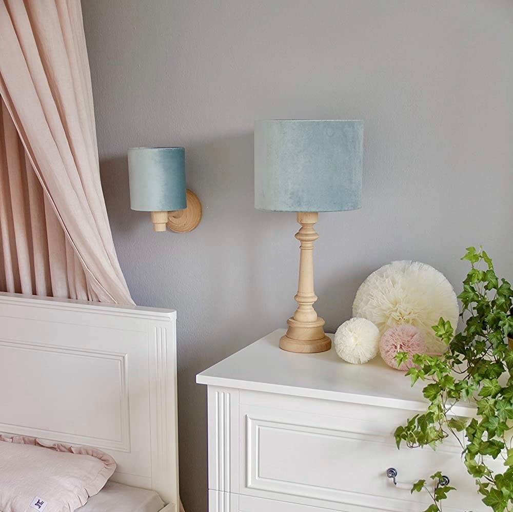 99,95 € Spedizione Gratuita | Lampada da tavolo 40W 55×25 cm. Legna, tessile e policarbonato. Colore verde