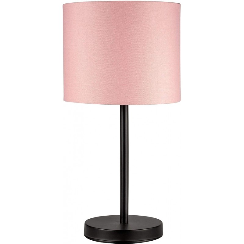 77,95 € Free Shipping | Table lamp 20W Cylindrical Shape 160×22 cm. Living room, bedroom and lobby. Modern Style. Metal casting. Rose Color
