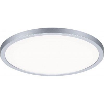 78,95 € Free Shipping | Ceiling lamp Round Shape 23×23 cm. Dimmable LED Living room, dining room and lobby. PMMA. Plated chrome Color