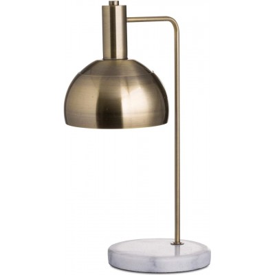 Lámpara de escritorio Forma Esférica 46×28 cm. Salón, dormitorio y vestíbulo. Estilo moderno e industrial. Metal. Color dorado