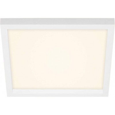 69,95 € Envío gratis | Plafón de interior 18W 29×29 cm. LED. Efecto Blacklight Pmma. Color blanco