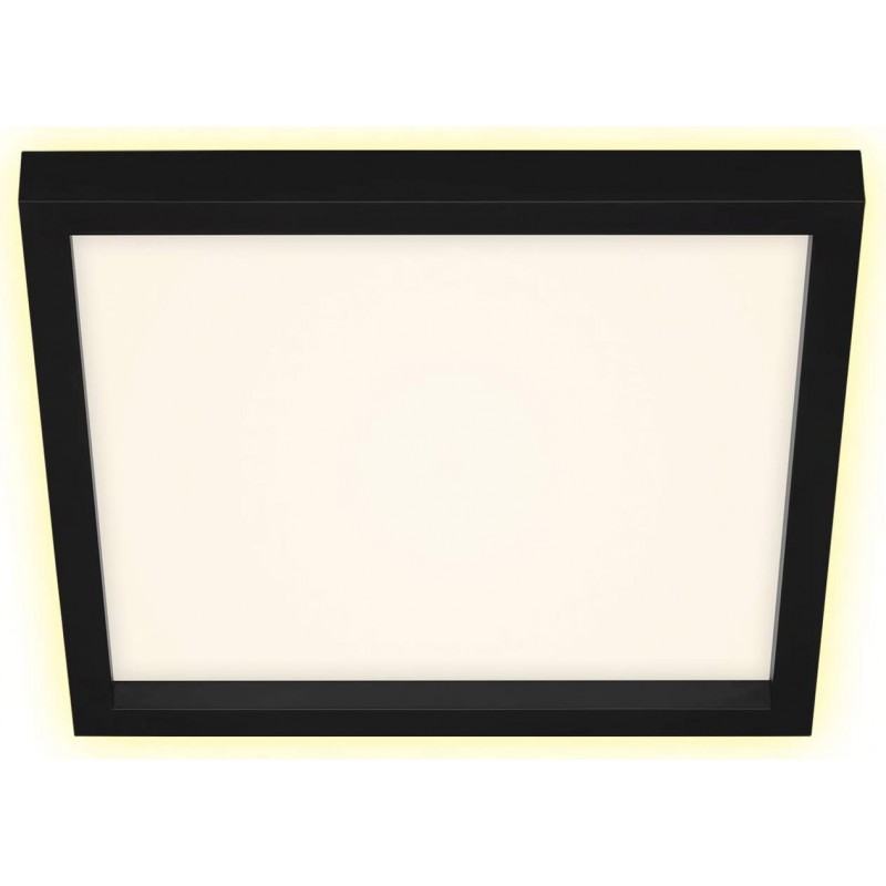 83,95 € Free Shipping | Indoor ceiling light 18W Square Shape 30×30 cm. LED. black light effect Living room, bedroom and lobby. Modern Style. PMMA. Black Color