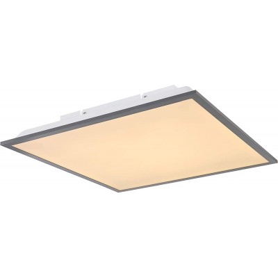 91,95 € Free Shipping | Indoor ceiling light 24W Square Shape 45×45 cm. Dining room, bedroom and lobby. Acrylic and Aluminum. White Color