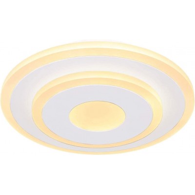 Внутренний потолочный светильник 12W Круглый Форма 5 cm. Гостинная, столовая и лобби. Металл. Белый Цвет
