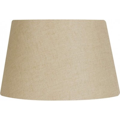 76,95 € Free Shipping | Lamp shade Cylindrical Shape 32×25 cm. Tulip Living room, dining room and bedroom. Glass. Beige Color