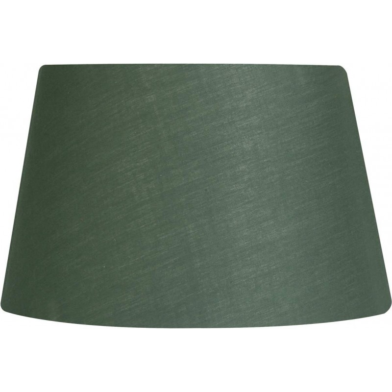 123,95 € Free Shipping | Lamp shade Cylindrical Shape 40×37 cm. Tulip Living room, dining room and lobby. Crystal. Green Color