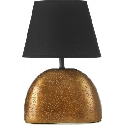79,95 € Free Shipping | Table lamp Cylindrical Shape 53×42 cm. Living room, bedroom and lobby. Modern Style. Black Color