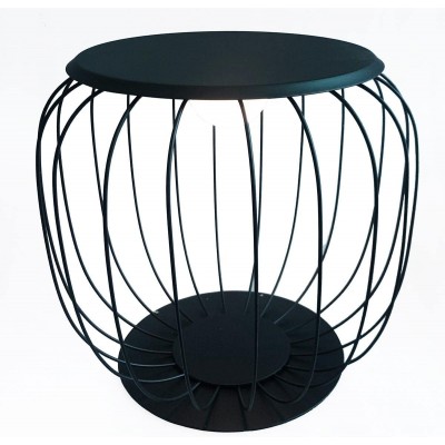 Outdoor lamp Spherical Shape 46×43 cm. Wireless connection Terrace, garden and public space. Modern Style. Metal casting. Black Color