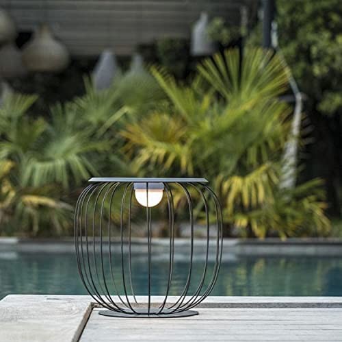 84,95 € Free Shipping | Outdoor lamp 46×43 cm. Wireless connection Metal casting. Black Color