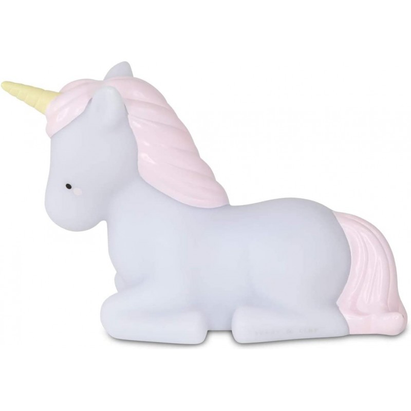 74,95 € Free Shipping | Kids lamp 21×15 cm. LED night light. Unicorn shaped design. remote control and transformer Living room, dining room and bedroom. PMMA. White Color