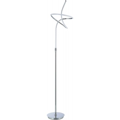 Lámpara de pie 21W 180×33 cm. LED Comedor, dormitorio y vestíbulo. Estilo moderno. Metal. Color plata