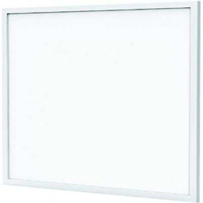 114,95 € Envío gratis | Panel LED 36W Forma Cuadrada 60×60 cm. Salón, comedor y dormitorio. Metal. Color blanco