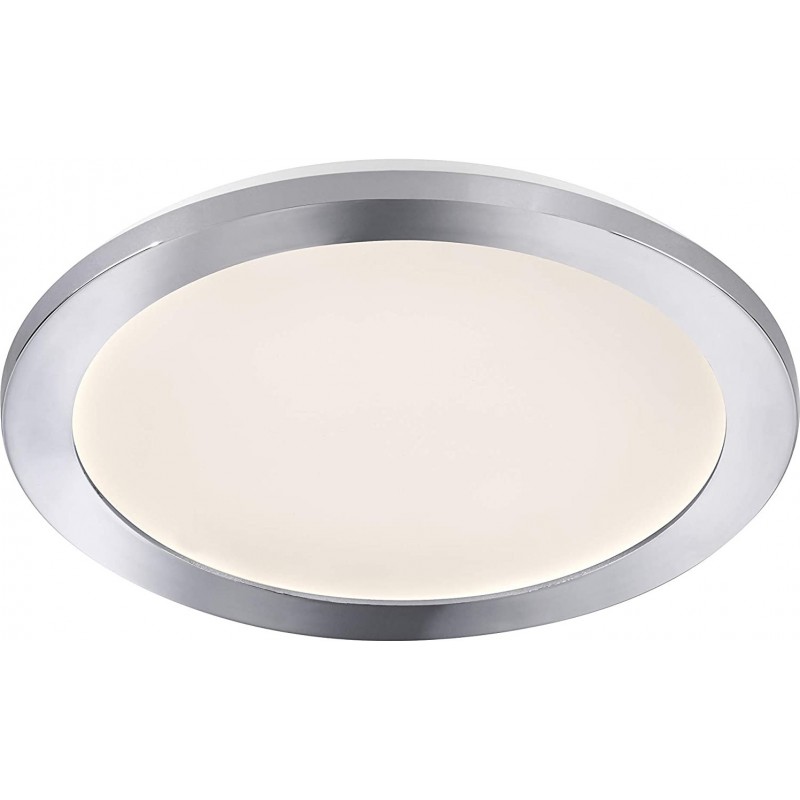 72,95 € Free Shipping | Indoor ceiling light 16W Round Shape 30×30 cm. Living room, dining room and bedroom. Modern Style. PMMA. Nickel Color