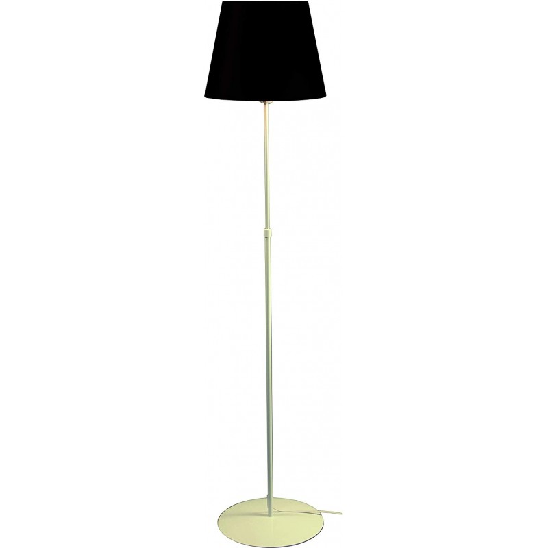 82,95 € Free Shipping | Floor lamp 40W Conical Shape 160×25 cm. Living room, dining room and bedroom. Retro Style. Steel and Aluminum. Black Color