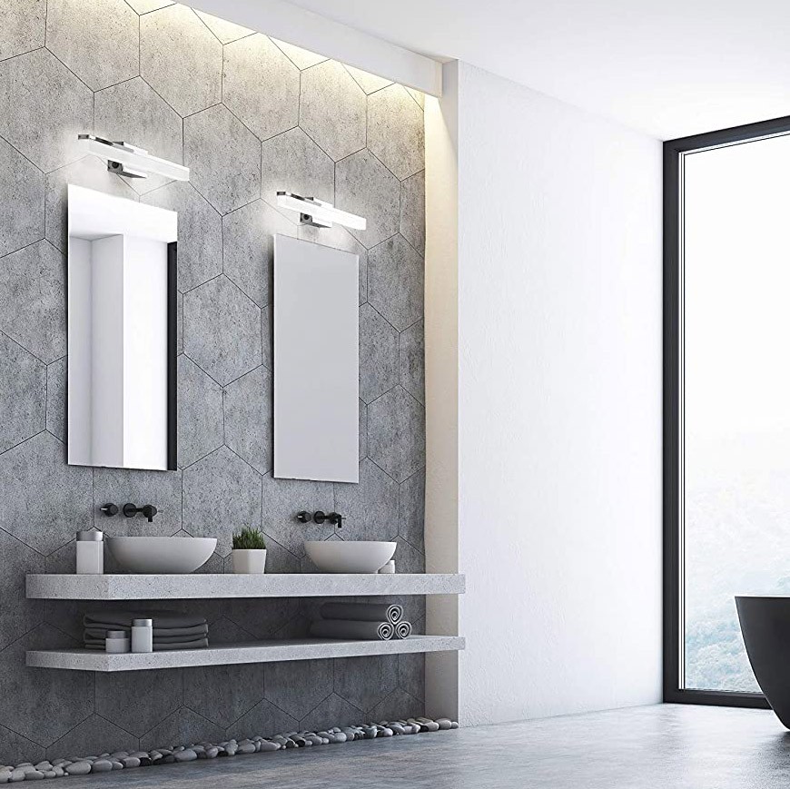 129,95 € Envio grátis | Iluminação de móveis 10W 60×7 cm. Metais. Cor cromado