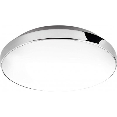 83,95 € Free Shipping | Indoor ceiling light 13W Round Shape Ø 28 cm. LED Living room, bedroom and lobby. Modern Style. PMMA and Metal casting. Plated chrome Color