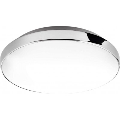 79,95 € Envio grátis | Luz de teto interna 13W Ø 28 cm. LED Pmma e metais. Cor cromado