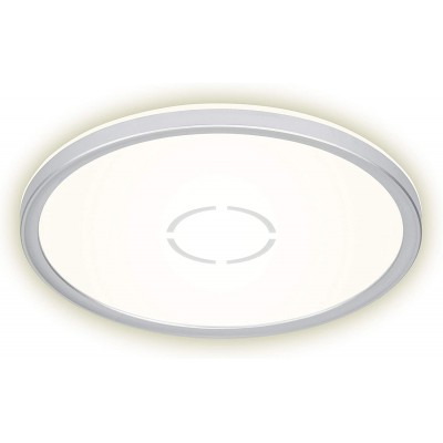 Innendeckenleuchte 18W Ø 29 cm. LED Metall. Silber Farbe