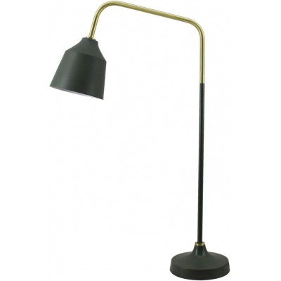 Lampada de escritorio Forma Cônica 69×47 cm. Sala de estar, quarto e salão. Estilo retro. Cristal. Cor verde