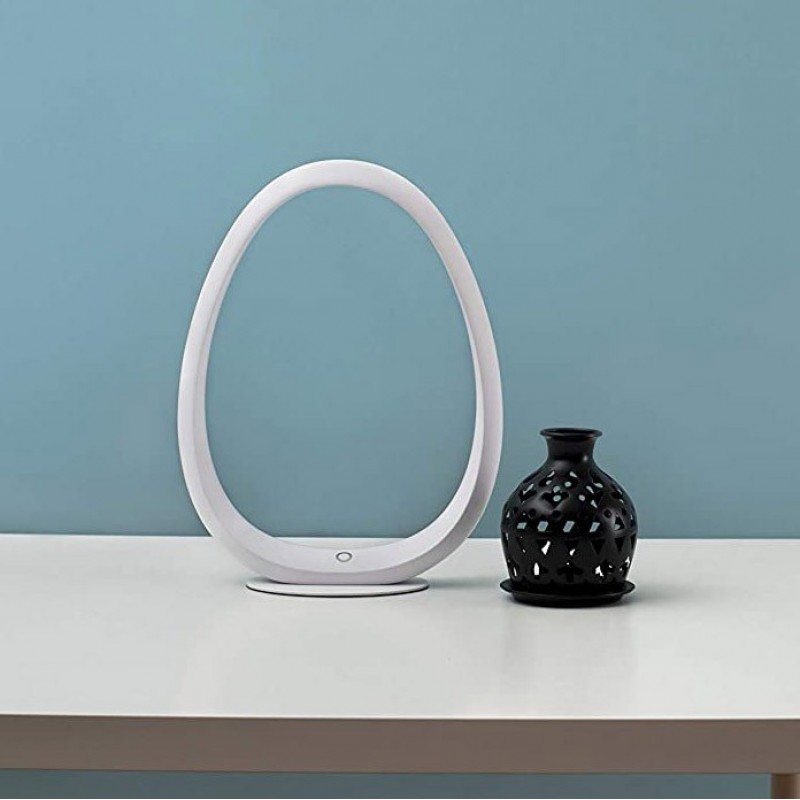 93,95 € Free Shipping | Desk lamp 5W Round Shape 38×30 cm. LED Dining room, bedroom and lobby. Design Style. PMMA. White Color