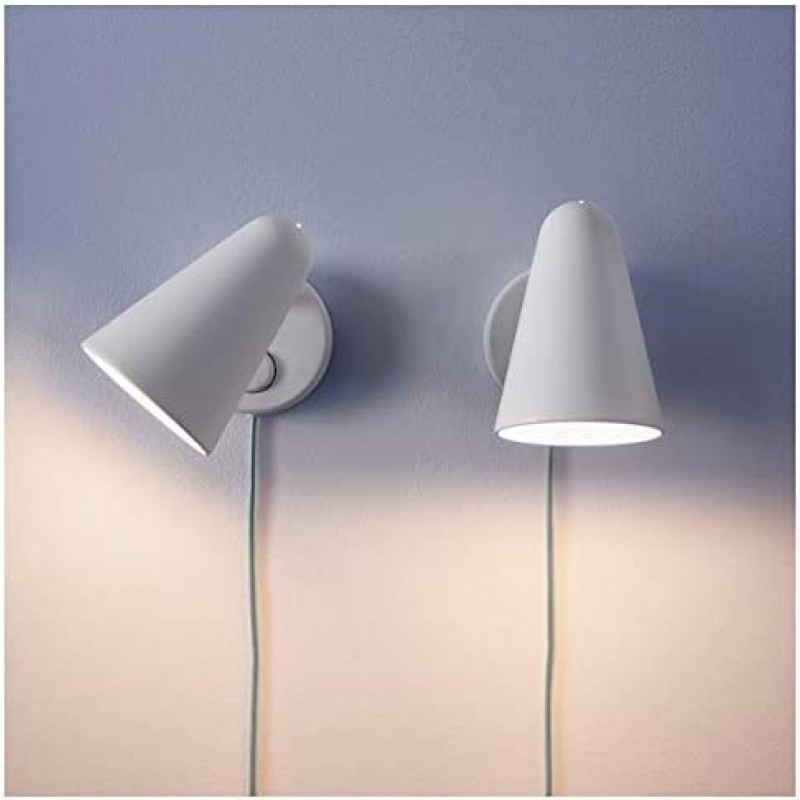 88,95 € Free Shipping | Indoor wall light Conical Shape 20×15 cm. Living room, dining room and lobby. White Color