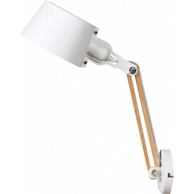 Настенный светильник для дома 40W Цилиндрический Форма 50×25 cm. Артикулируемый Гостинная, столовая и спальная комната. Современный Стиль. Металл. Белый Цвет