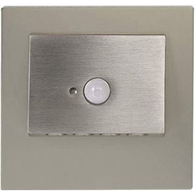 73,95 € Free Shipping | Indoor wall light Square Shape 7×7 cm. LED Dining room, bedroom and lobby. Steel, PMMA and Metal casting. Gray Color