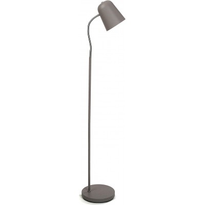 Lámpara de pie 40W 142×35 cm. Salón, comedor y dormitorio. Estilo moderno. Metal. Color gris