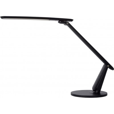 Lámpara de escritorio 10W 3000K Luz cálida. Forma Alargada 54×48 cm. Articulable Salón, comedor y dormitorio. Estilo moderno. ABS, PMMA y Madera. Color negro