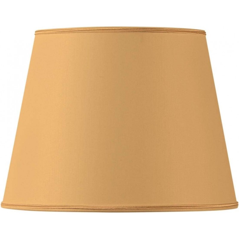 Tela da lâmpada Forma Cônica Ø 40 cm. Tulipa Sala de estar, quarto e salão. Cor amarelo