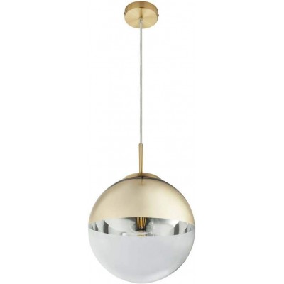 吊灯 40W 球形 形状 120 cm. 客厅, 饭厅 和 大堂设施. 现代的 风格. 水晶 和 金属. 金的 颜色