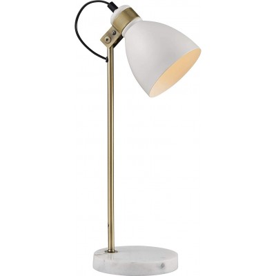 79,95 € Spedizione Gratuita | Lampada da scrivania 4W 50×20 cm. Ottone. Colore bianca