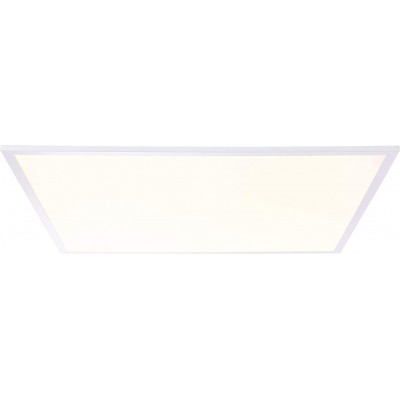 屋内シーリングライト 36W 2700K とても暖かい光. 長方形 形状 60×60 cm. リビングルーム, ダイニングルーム そして ベッドルーム. モダン スタイル. アクリル, PMMA そして 金属. 白い カラー