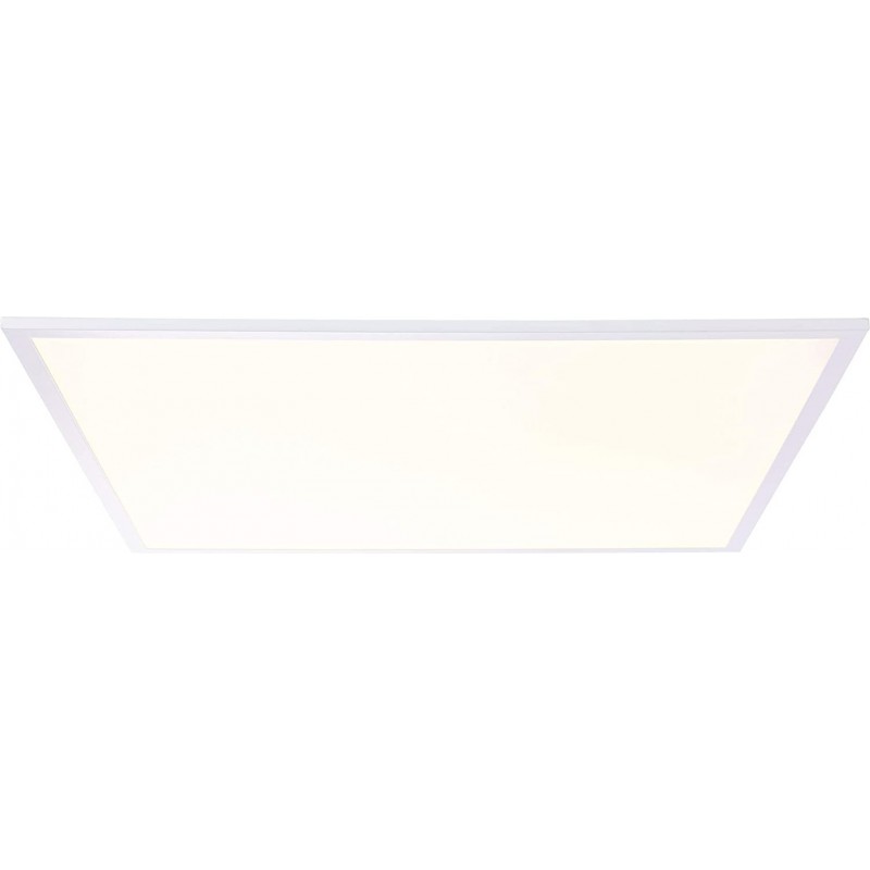 75,95 € Free Shipping | Indoor ceiling light 36W 2700K Very warm light. Rectangular Shape 60×60 cm. Living room, dining room and bedroom. Modern Style. Acrylic, PMMA and Metal casting. White Color