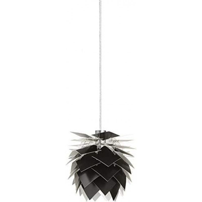 109,95 € Free Shipping | Hanging lamp 20W Spherical Shape Ø 18 cm. Living room, bedroom and lobby. Acrylic. Black Color