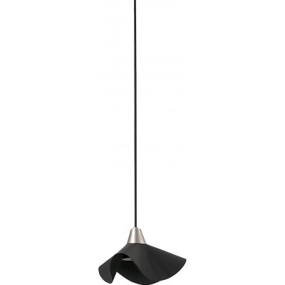 吊灯 5W 20×20 cm. LED 客厅, 饭厅 和 大堂设施. 铝. 黑色的 颜色