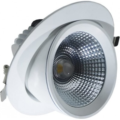 Inneneinbauleuchte 20W 21×21 cm. LED Scheinwerfer Aluminium. Weiß Farbe