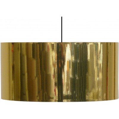 Lâmpada pendurada Forma Cilíndrica 40×40 cm. Sala de estar, sala de jantar e quarto. Cor dourado