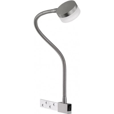 89,95 € Free Shipping | Indoor wall light 5W 60×51 cm. Metal casting. Nickel Color