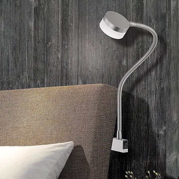 89,95 € Бесплатная доставка | Настенный светильник для дома 5W 60×51 cm. Металл. Никель Цвет