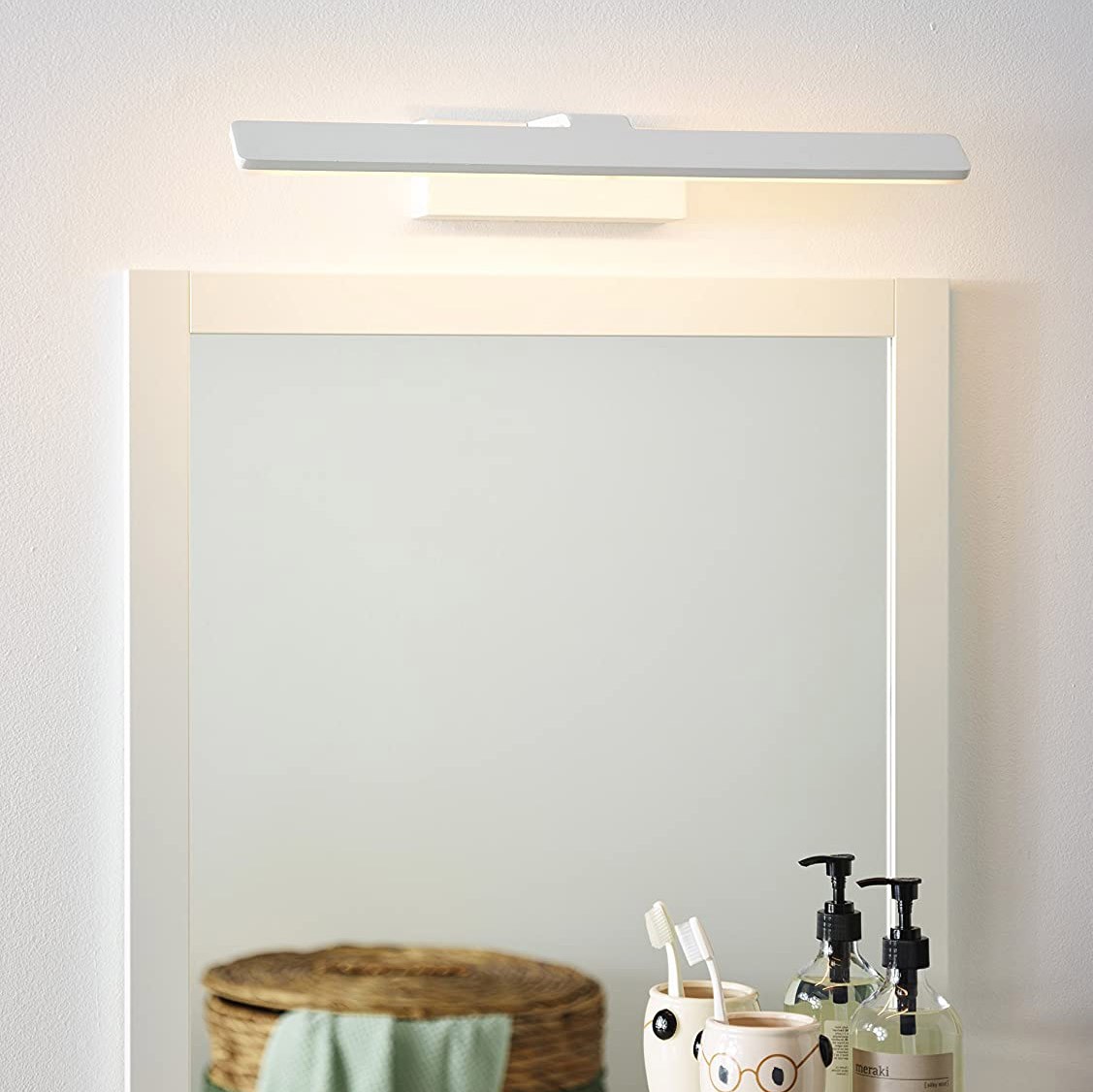 125,95 € Kostenloser Versand | Innenwandleuchte 8W 47×17 cm. LED Acryl und aluminium. Weiß Farbe