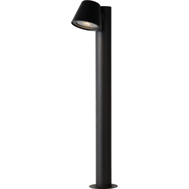 89,95 € Free Shipping | Luminous beacon 4W Conical Shape 70×18 cm. Terrace, garden and public space. Modern Style. Aluminum. Black Color