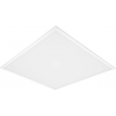 129,95 € Envio grátis | Painel de LED 40W LED Forma Quadrado 62×62 cm. LED embutido Sala de estar, sala de jantar e salão. Alumínio. Cor branco
