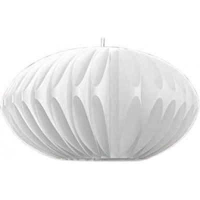 ハンギングランプ 60W 球状 形状 50×50 cm. リビングルーム, ダイニングルーム そして ベッドルーム. PMMA. 白い カラー